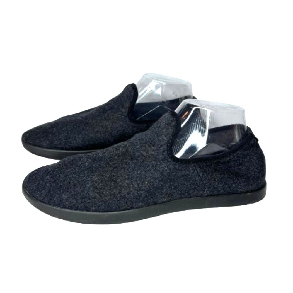 Allbirds Wool Loungers Men’s Dark Gray Merino Slip on Shoes Size 10